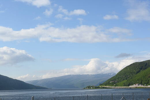 Webcam Hals&oslash;y, ut Vefsnfjorden